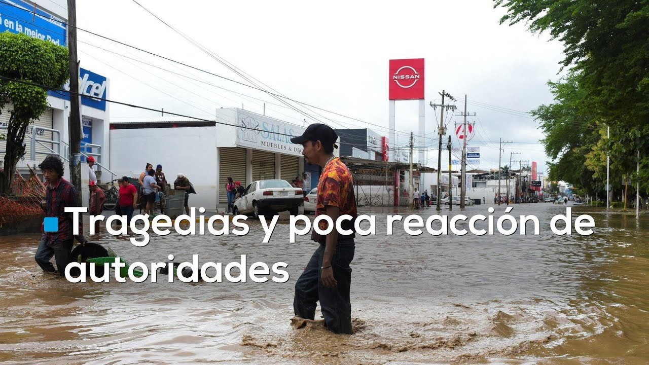 México vive una TRAGEDIA; inundaciones y deslaves han dejado más de 60 VÍCTIMAS MORTALES