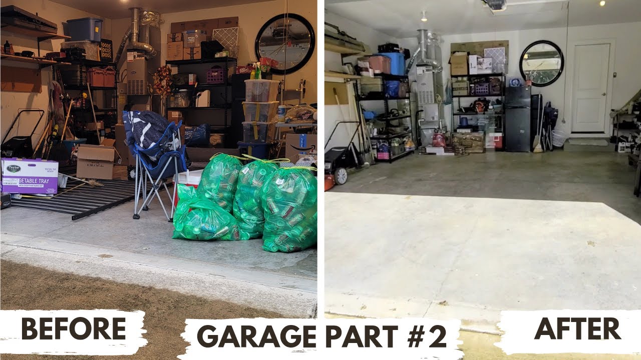 Leveling Up Garage declutter and organize part 2 of 2 | officially 1 year in our house