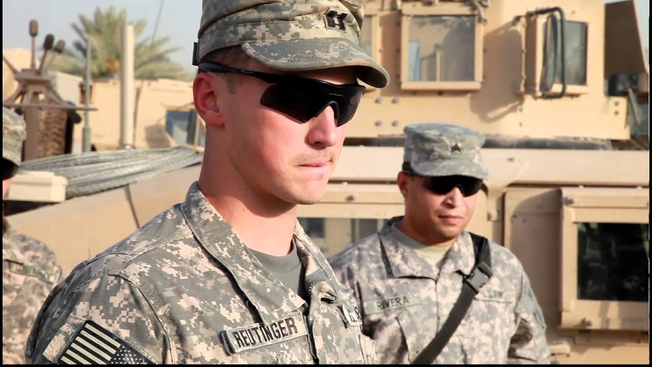 SGT Rivera Reenlistment in Baghdad