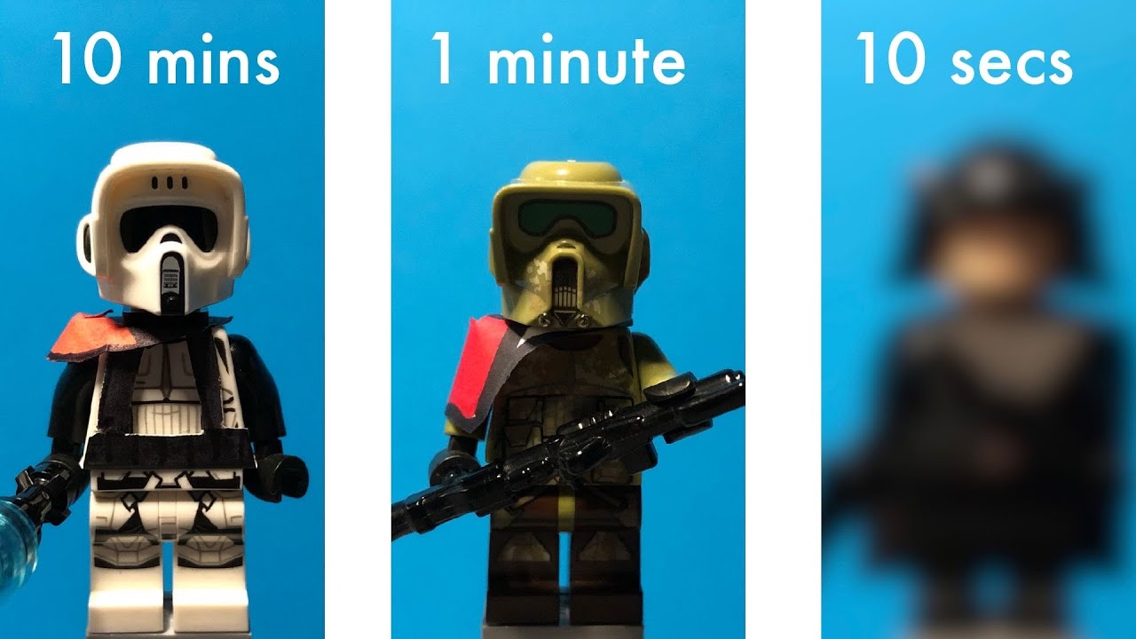 Making CUSTOM LEGO capes in 10 minutes, 1 minute and 10 seconds!