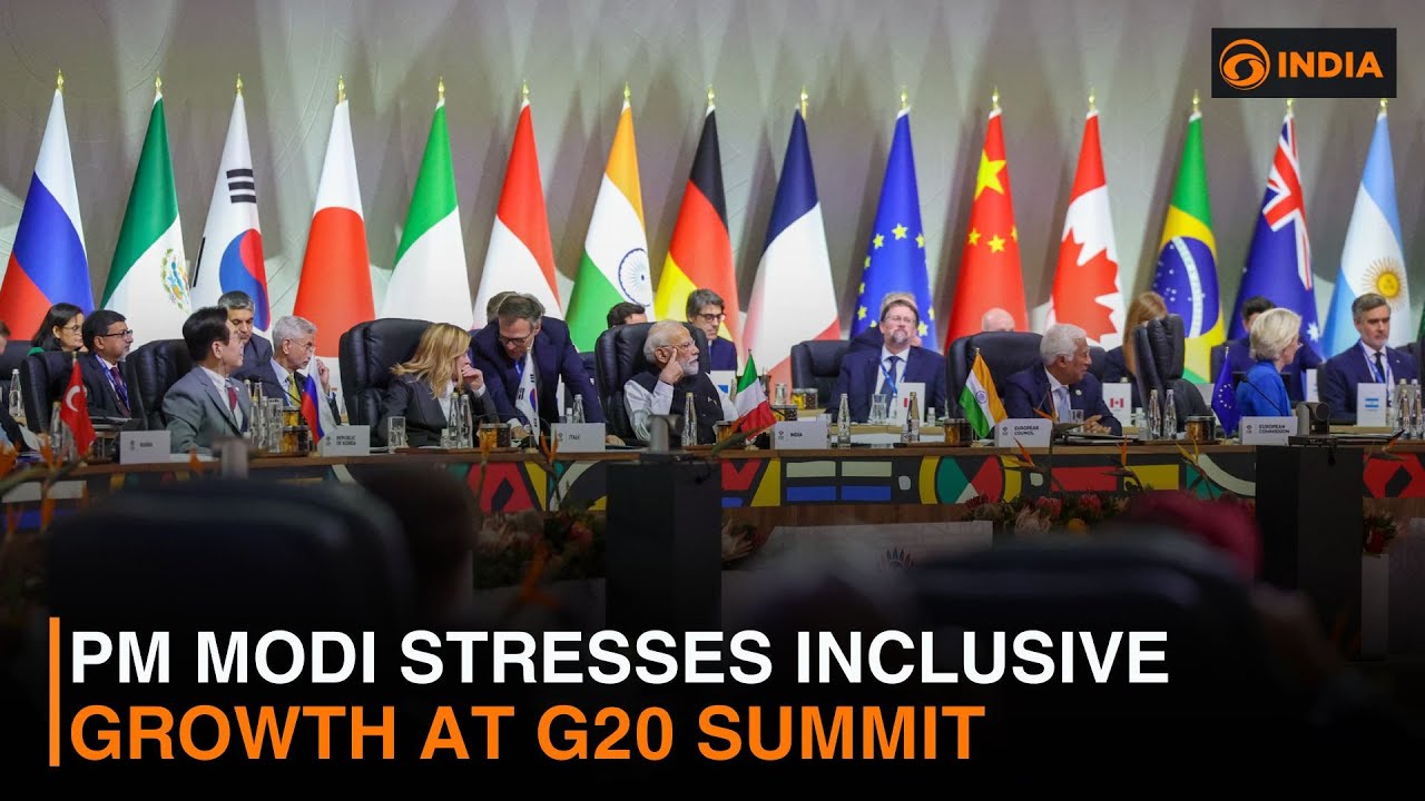 PM Modi stresses inclusive growth at G20 Summit & more updates | DD India Newshour | 9 PM IST