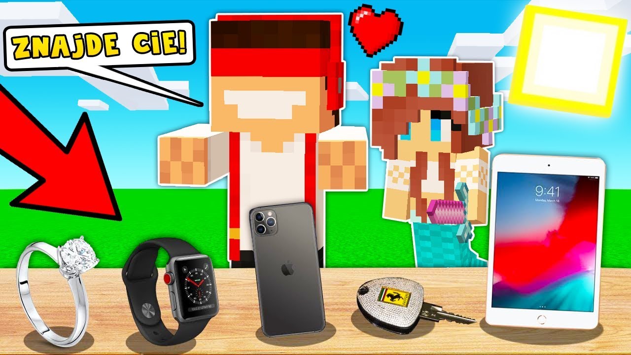 KUPUJE GPLAYOWI WSZYSTKO CO DOTKNIE NA ŚLEPO W MINECRAFT?! LUMI & GPLAY