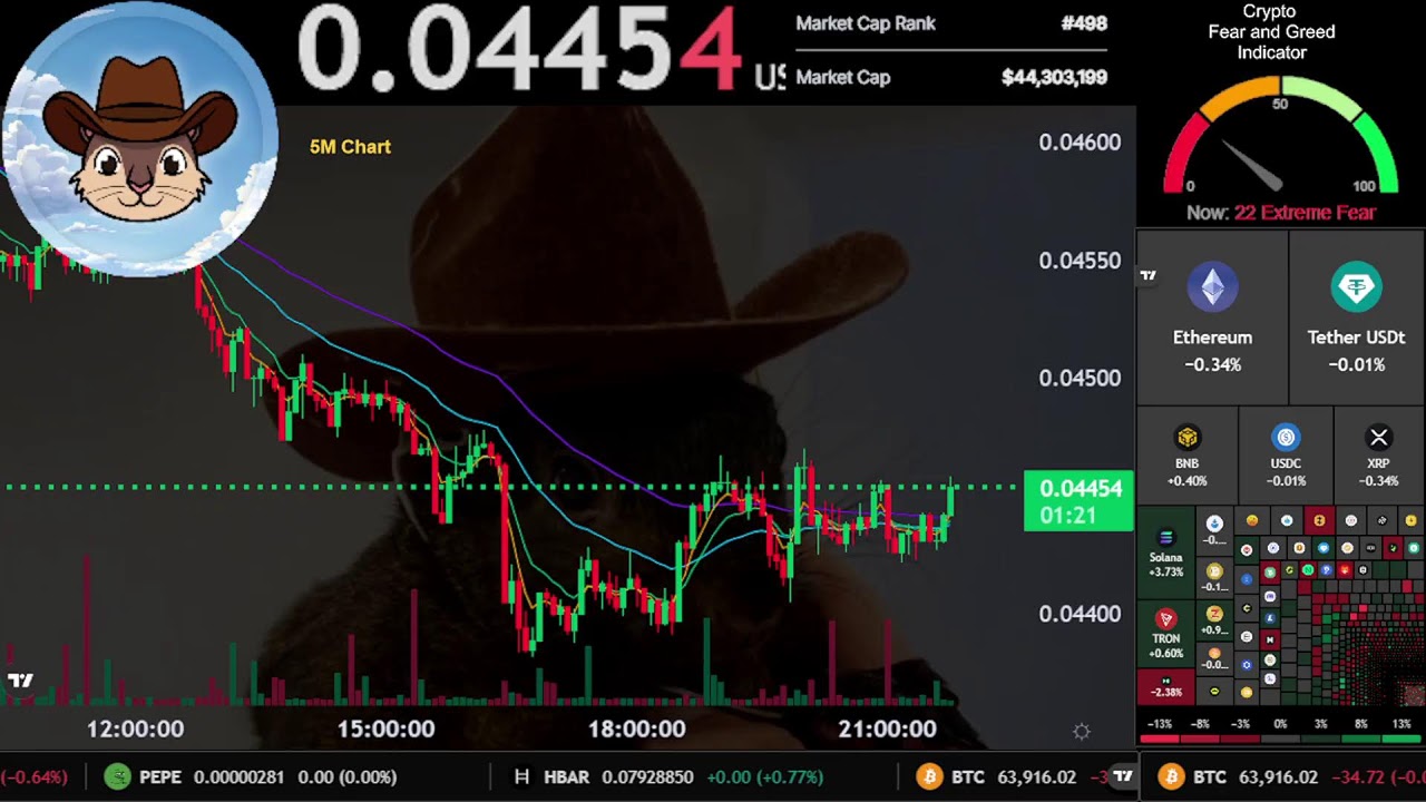 $PNUT | Live Stream 24/7 | Peanut The Squirrel USDT | Crypto Signals Chart