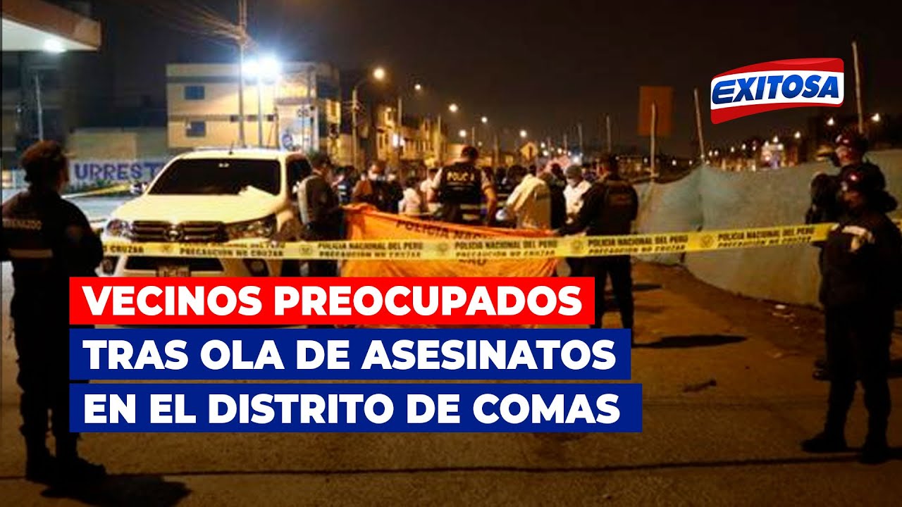 🔴🔵Comas: Vecinos preocupados tras ola de asesinatos en el distrito