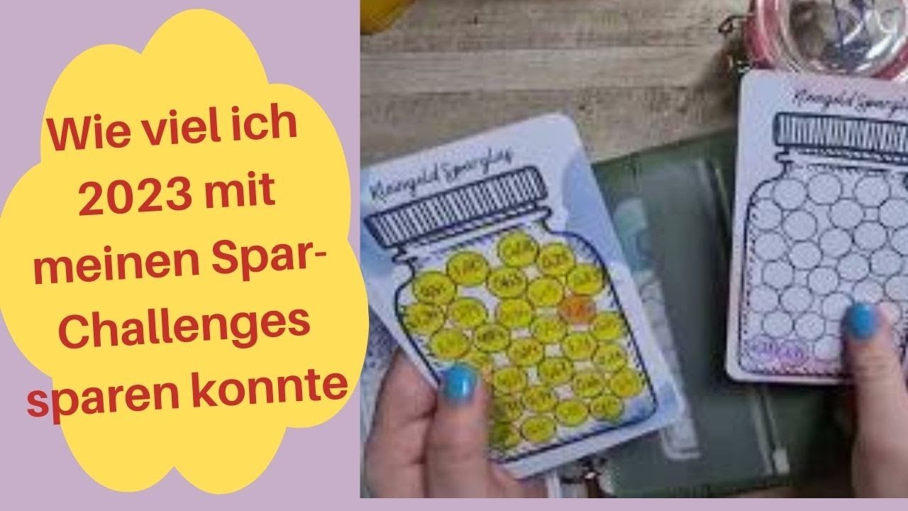 ❤️ Wieviel ich in 2023 mit meinen Spar-Challenges gespart habe ❤️