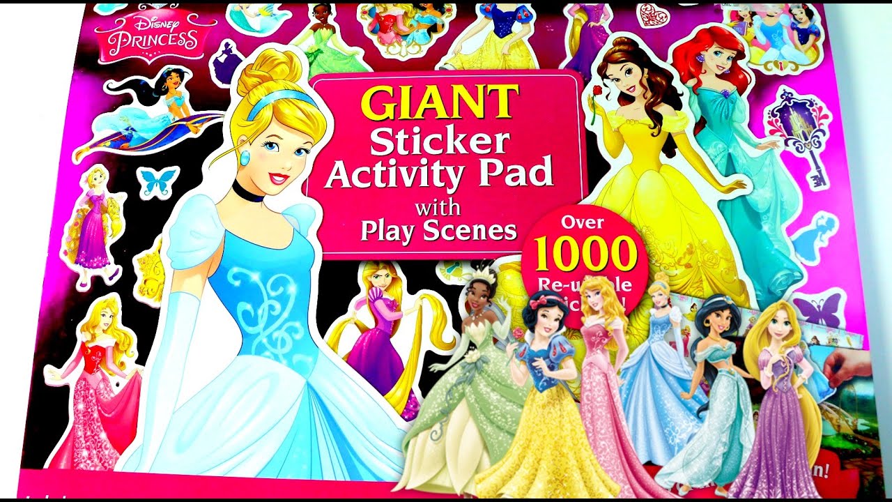 JUGUETES Libro Gigante de Actividades Princesas-Giant Disney Princess Book