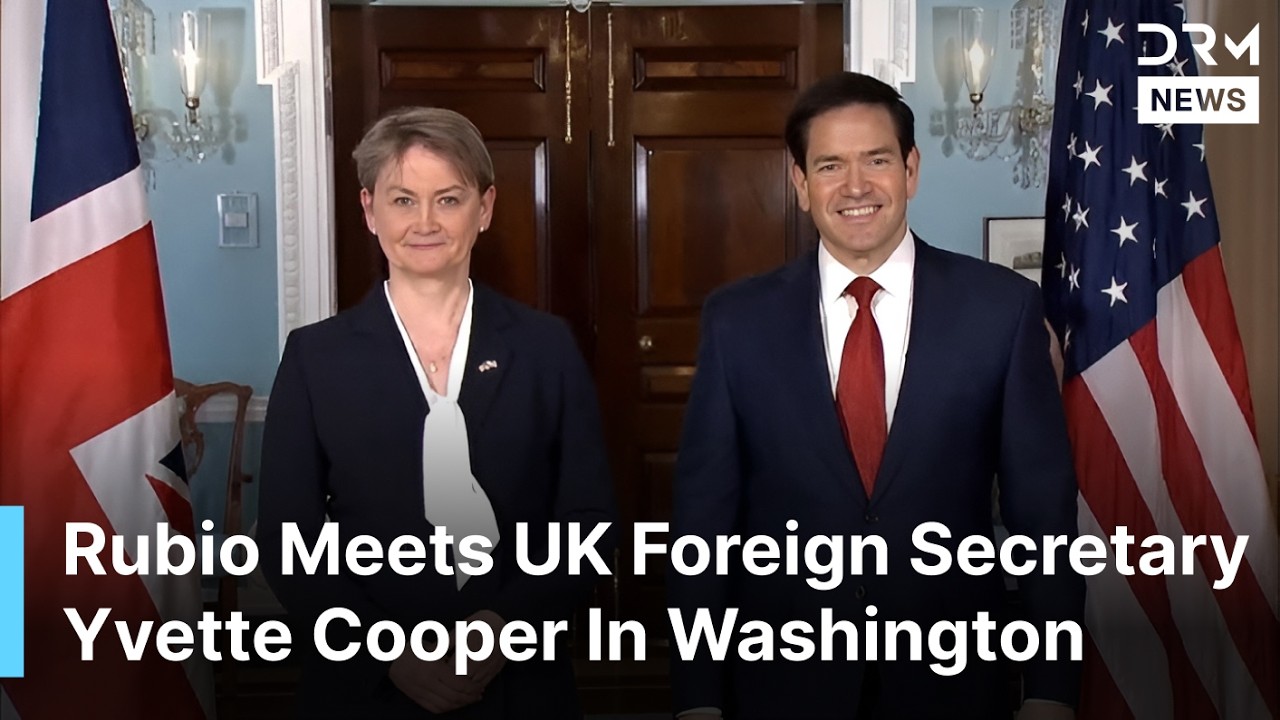 BREAKING NEWS: Marco Rubio Hosts Yvette Cooper For Diplomatic Talks | DRM News | AC1F
