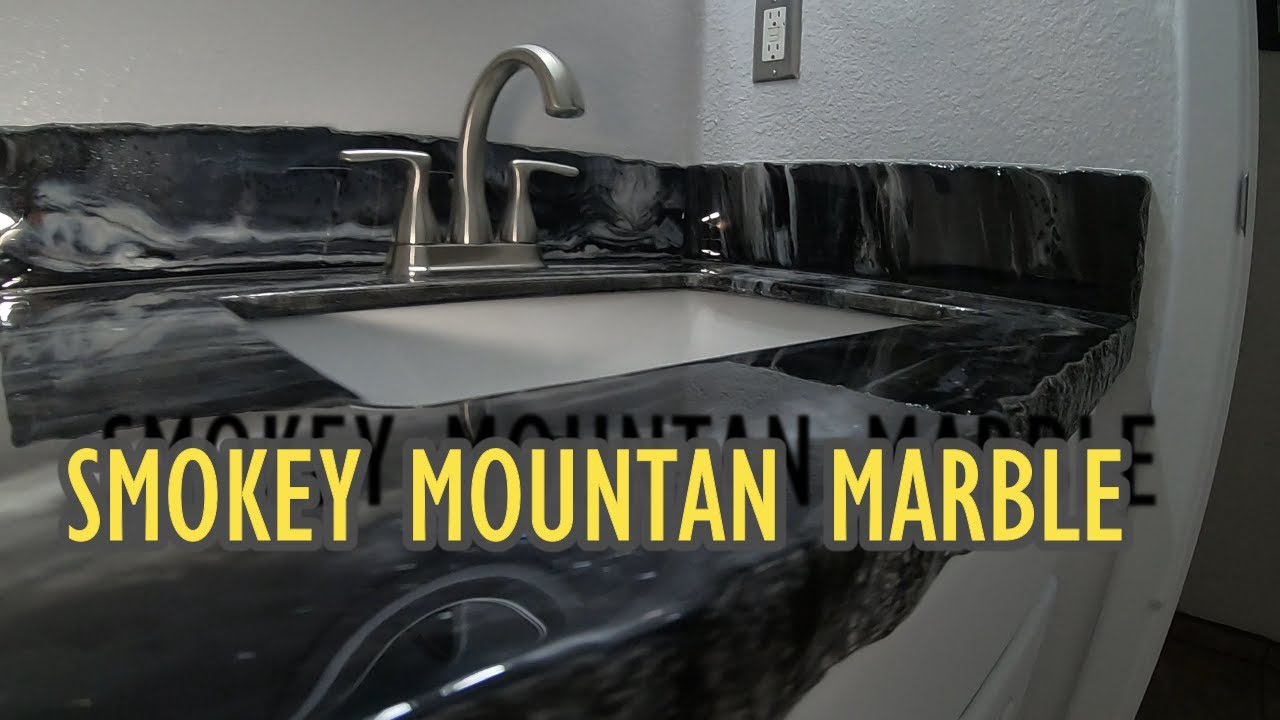 COMO APLICAR RESINA EPOXICA 💧 DISEÑO (SMOKEY MOUNTAIN MARBLE)