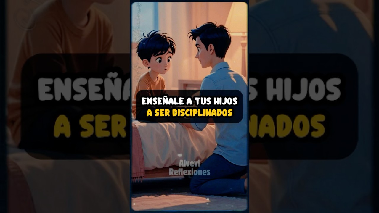 Ens&eacute;&ntilde;ale a tus hijos a ser disciplinados❌❤️ #consejo #motivacion #reflexion #amor #inspirador #fe