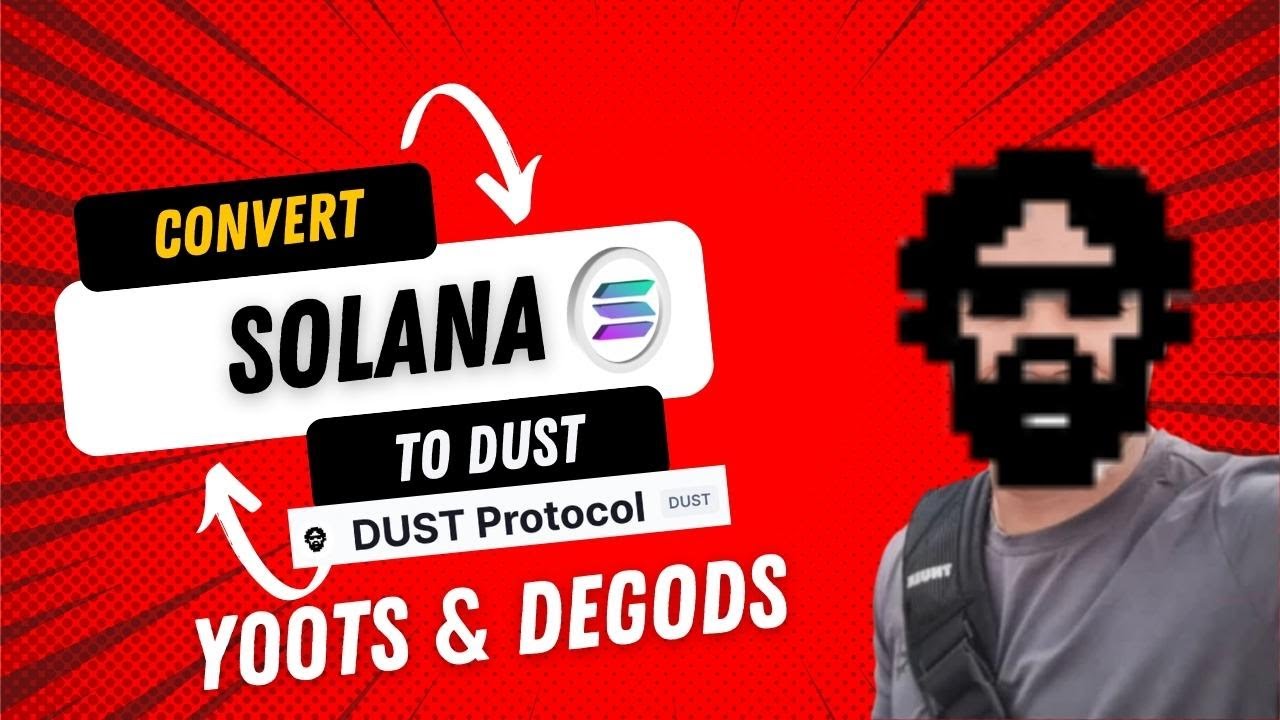 How to convert Solana to DUST Token to mint Yoots NFT from DeGods - Hyped & Upcoming mint