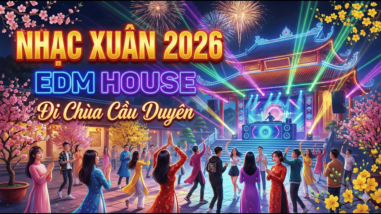 ĐI CHÙA CẦU DUYÊN | NHẠC TẾT 2026 | Nhạc Tết EDM House Sôi Động | Tết Việt Music