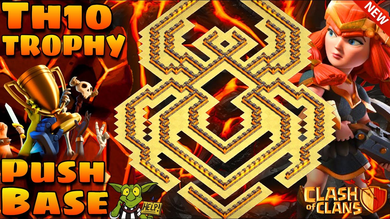 Clash Of Clans | Th10 Trophy Pushing Base | Th10 Trophy Saving Base | Th10 Farm Base | With Link