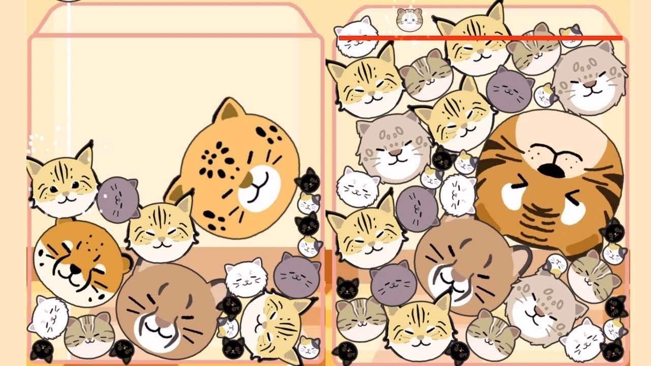 Merge Cats ( Cat Merge Puzzle ) Satisfying gameplay watermelon game ios/android #4