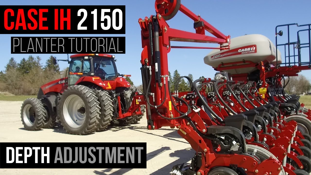 Case IH 2150 Planter | Depth Adjustment of Row Unit | Red Power Team