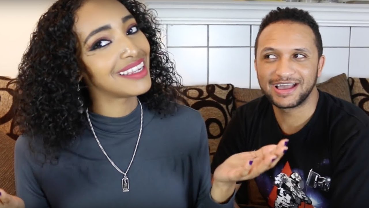 Teaching my Husband Sudanese Songs (FAIL) LOL | Amena and Elias