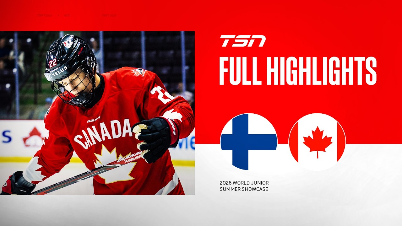 Canada vs. Finland Full Highlights | 2026 World Junior Summer Showcase