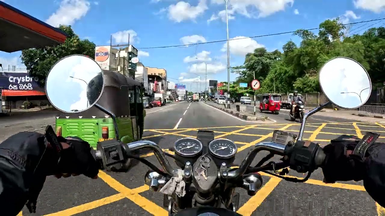 Colombo to Kiribathgoda Bike Ride | Empty Sunday Roads | 4K GoPro POV