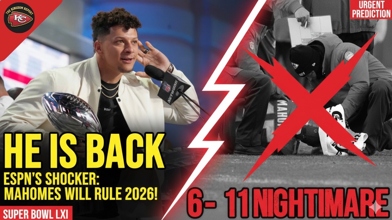 THE CHIEFS ARE COMING! 👑 ESPN’s Shocker: Mahomes Will Rule 2026!