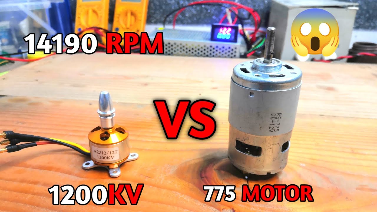 A2212 1200KV Motor VS 775 DC Motor!!