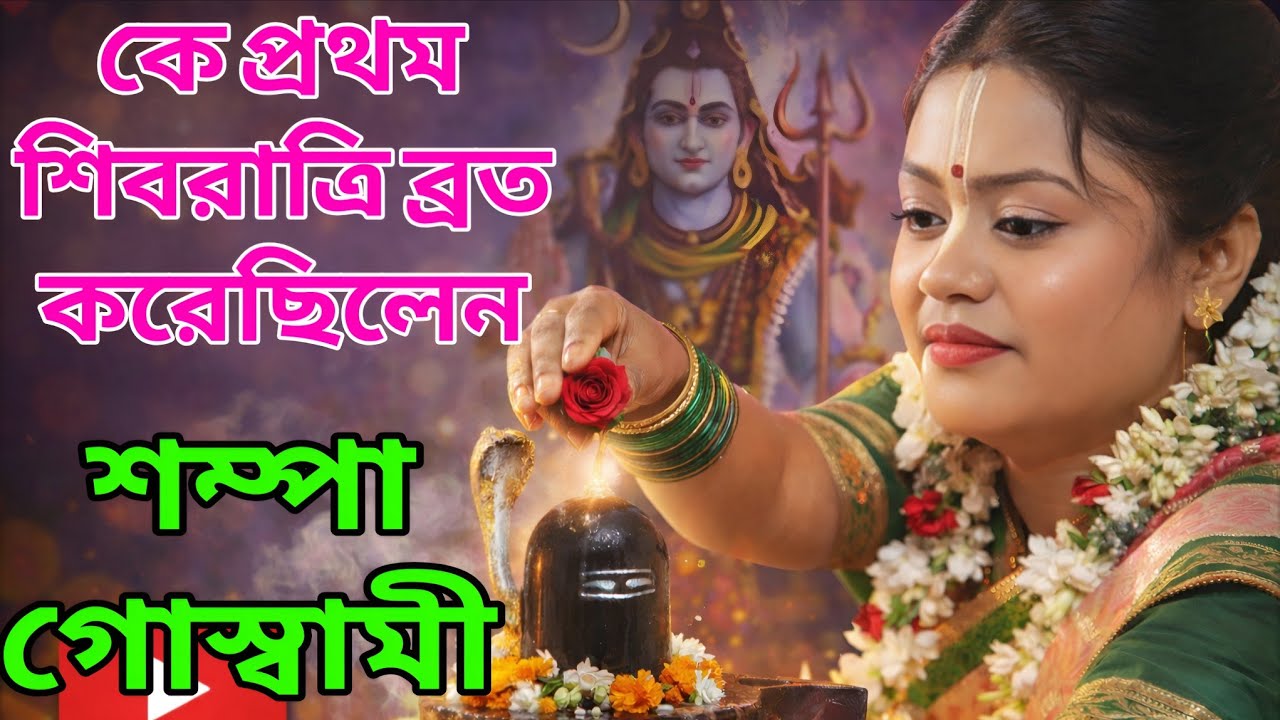 শিবরাত্রি ব্রত  প্রথম কে পালন করেছিলেন, শম্পা গোস্বামী কীর্তন, sampa goswami kirtan gaan 