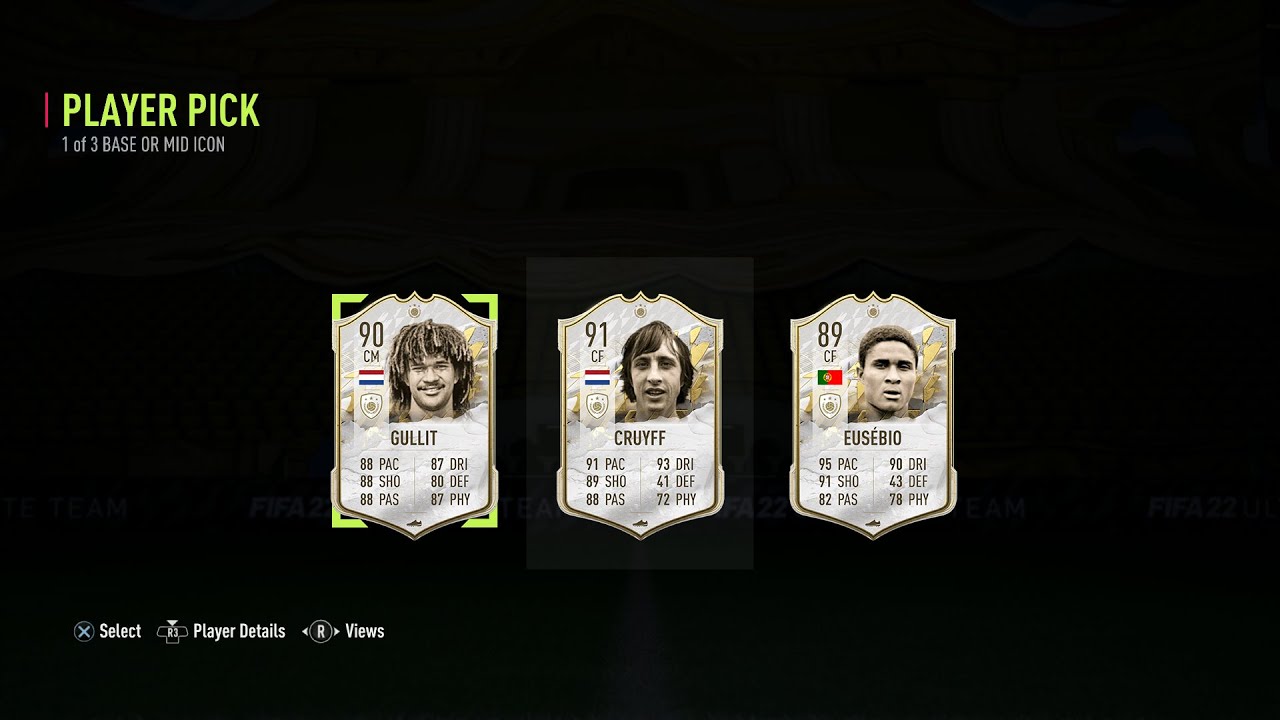 THIS IS WHAT I GOT IN MY BASE OR MID ICON PLAYER PICK! #FIFA22 ULTIMATE TEAM