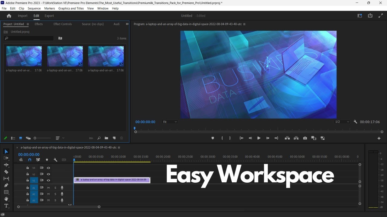 Как настроить рабочее пространство в Premiere Pro для эффективной работы