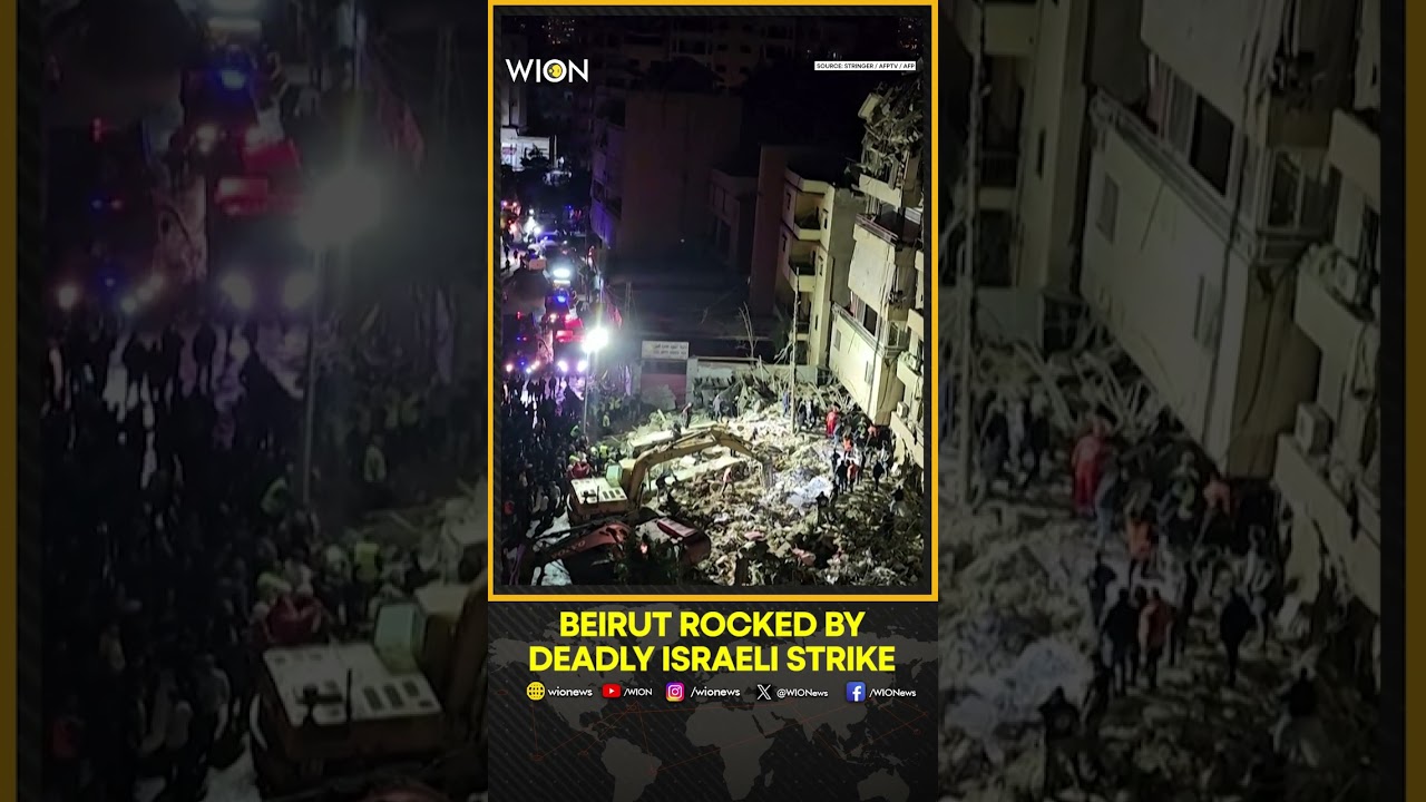 Israel-Lebanon War: Aftermath Of Deadly Israeli Strike On Beirut's Southern Suburbs | Shorts