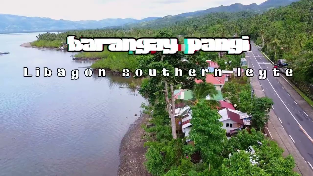 barangay pangi Aerial video Libagon southern leyte 
