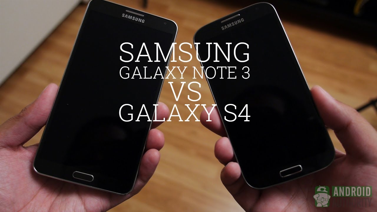 Samsung Galaxy Note 3 vs Galaxy S4