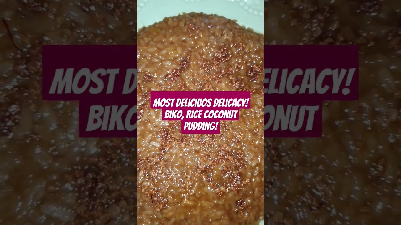 Masarap na Biko. Delicious rice dessert! #biko#kakanin#inkiwar#binagkal#iloko#coconutpudding