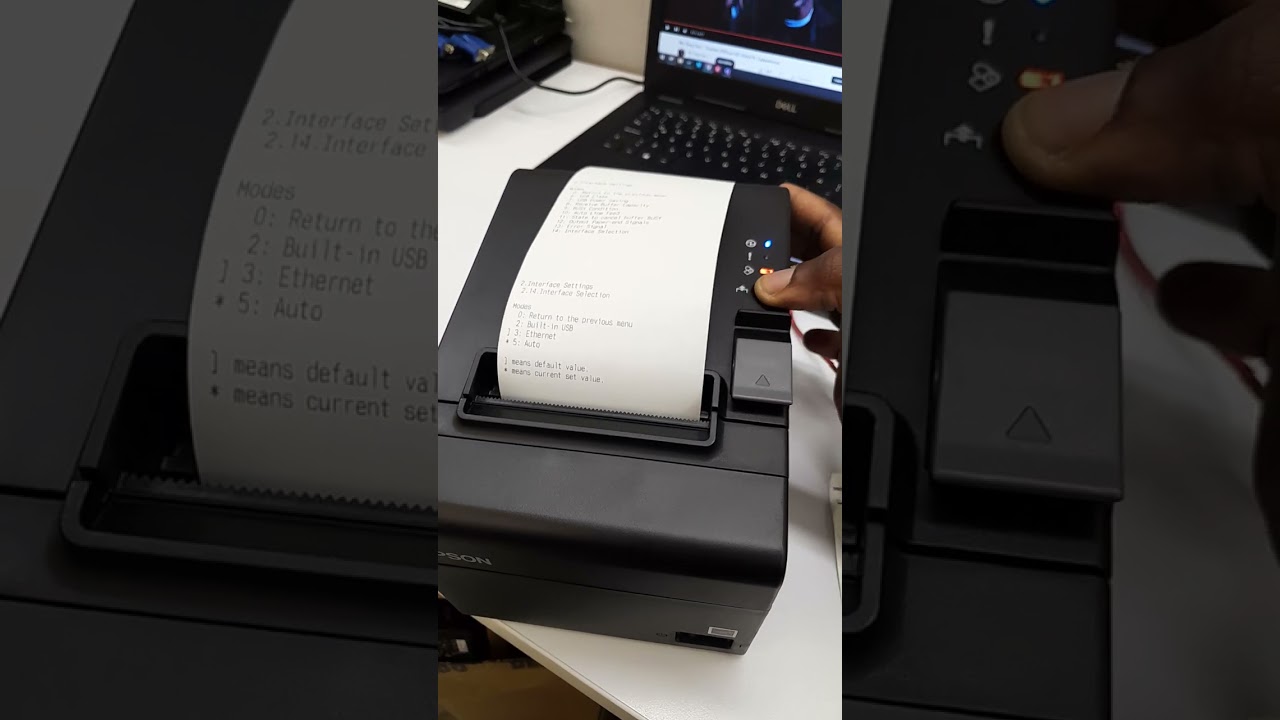como configurar impresora EPSON TM-T20III modelo M267E para POS  para conexi&oacute;n Ethernet, WiFi y USB