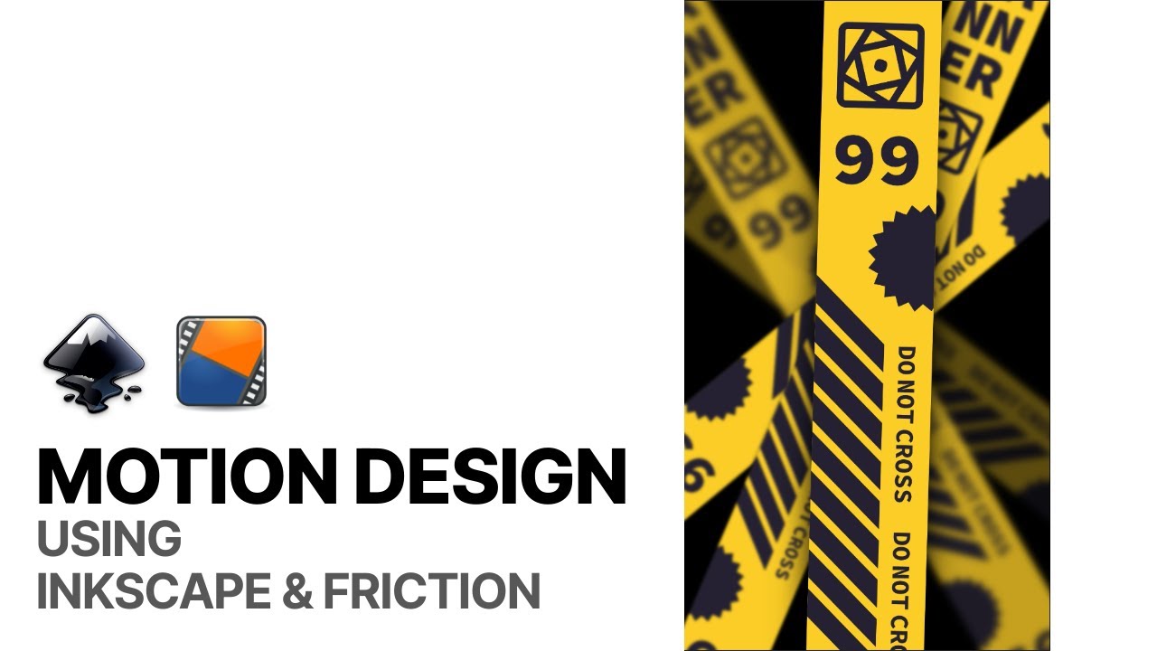 Motion Design using Inkscape & Friction | Tutorial