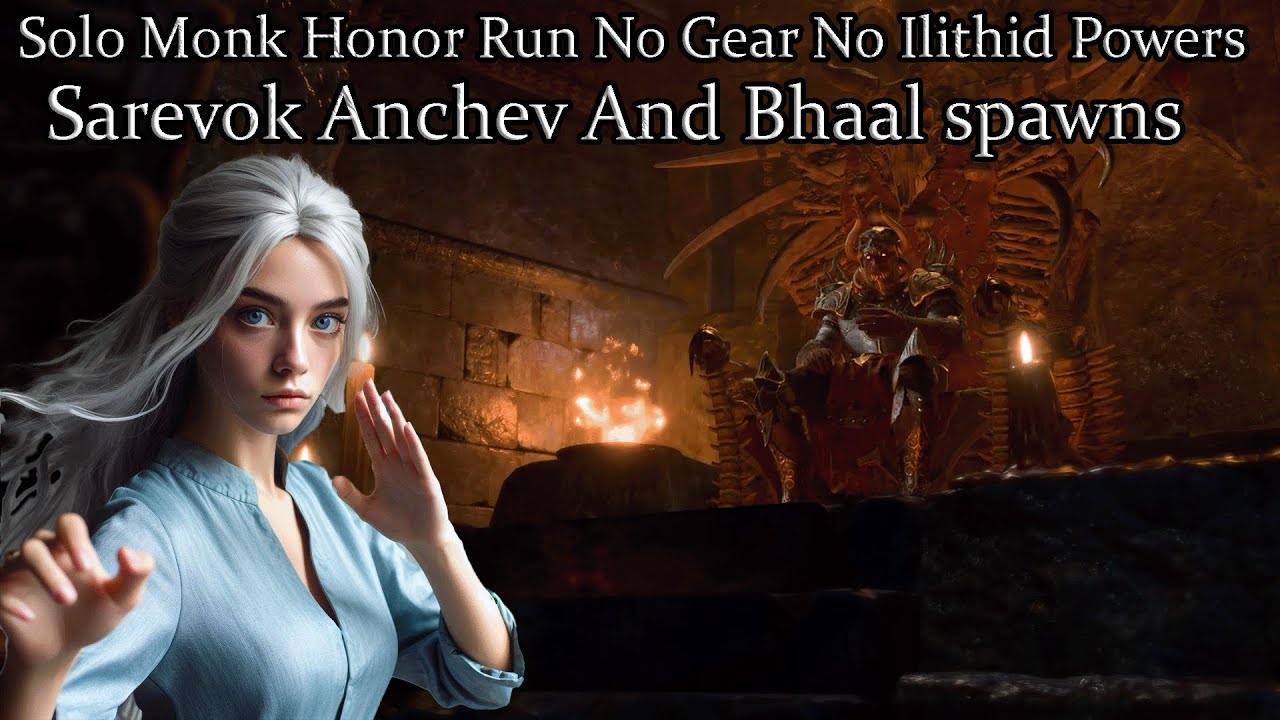Solo Monk Sarevok Anchev Murder Tribunal - Honor Mode No Gear No Ilithid Powers