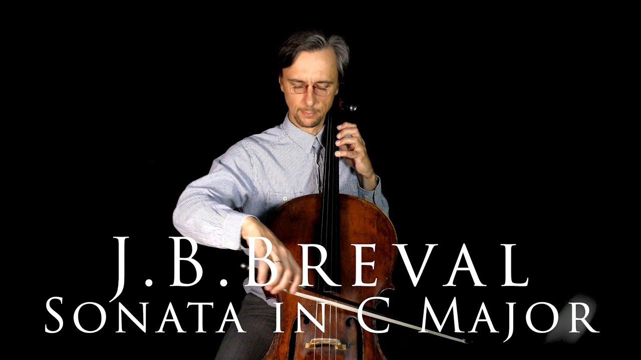 J.B. Breval Sonata C Major Mov.1 Suzuki Cello Book 4 in SLOW TEMPO | How to Play Cello