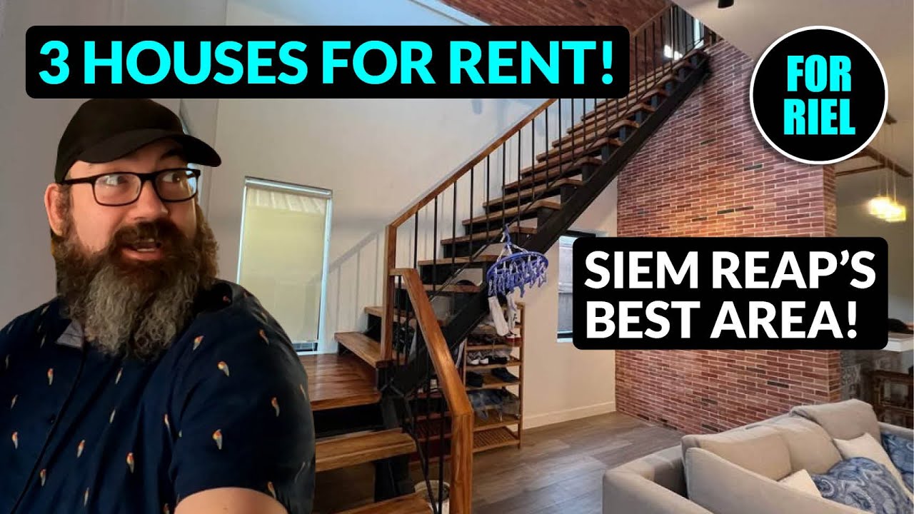 3 houses for rent in Siem Reap’s best area from $275! Retire or move to Cambodia! #forriel