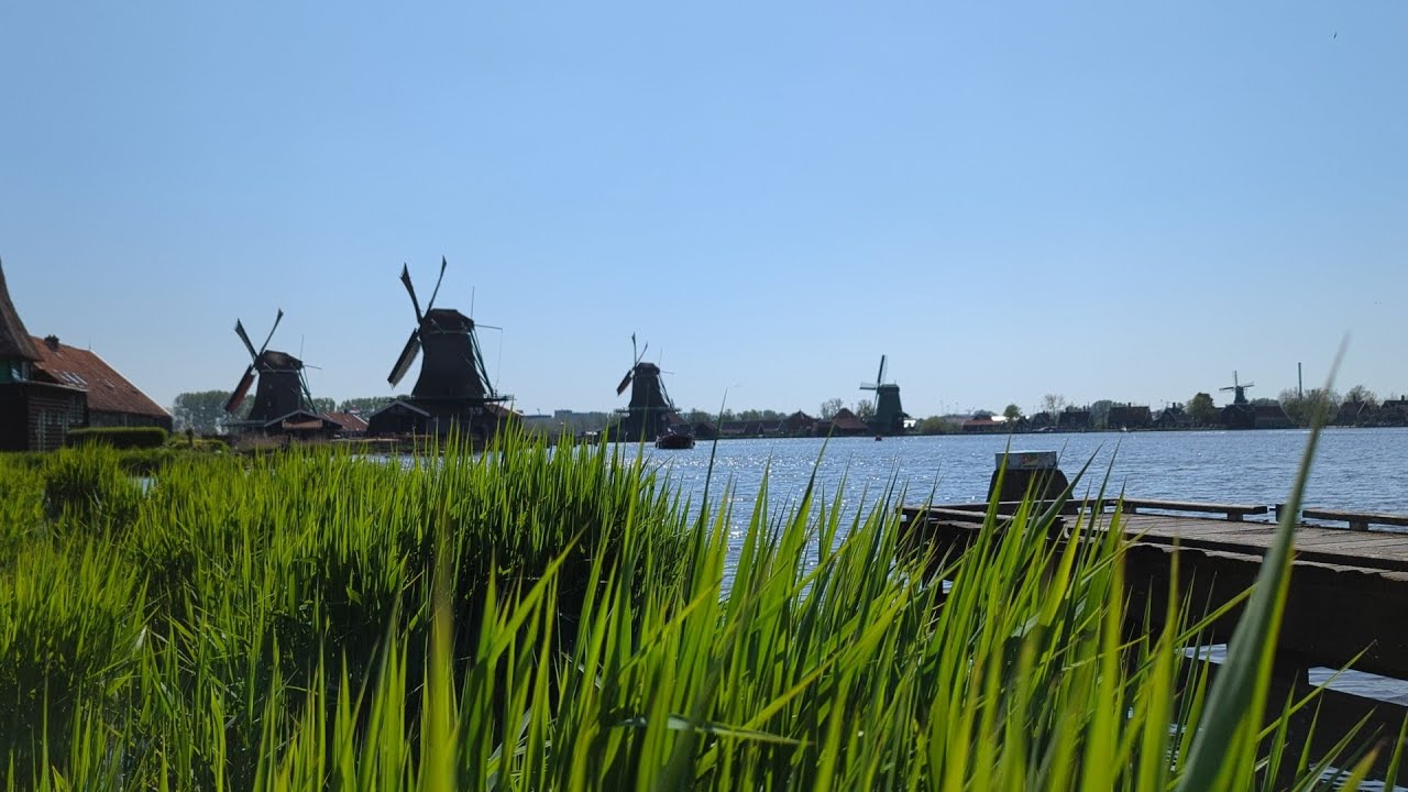 Dutch Countryside biking with Windmills! Zaanse Schans, May 2024