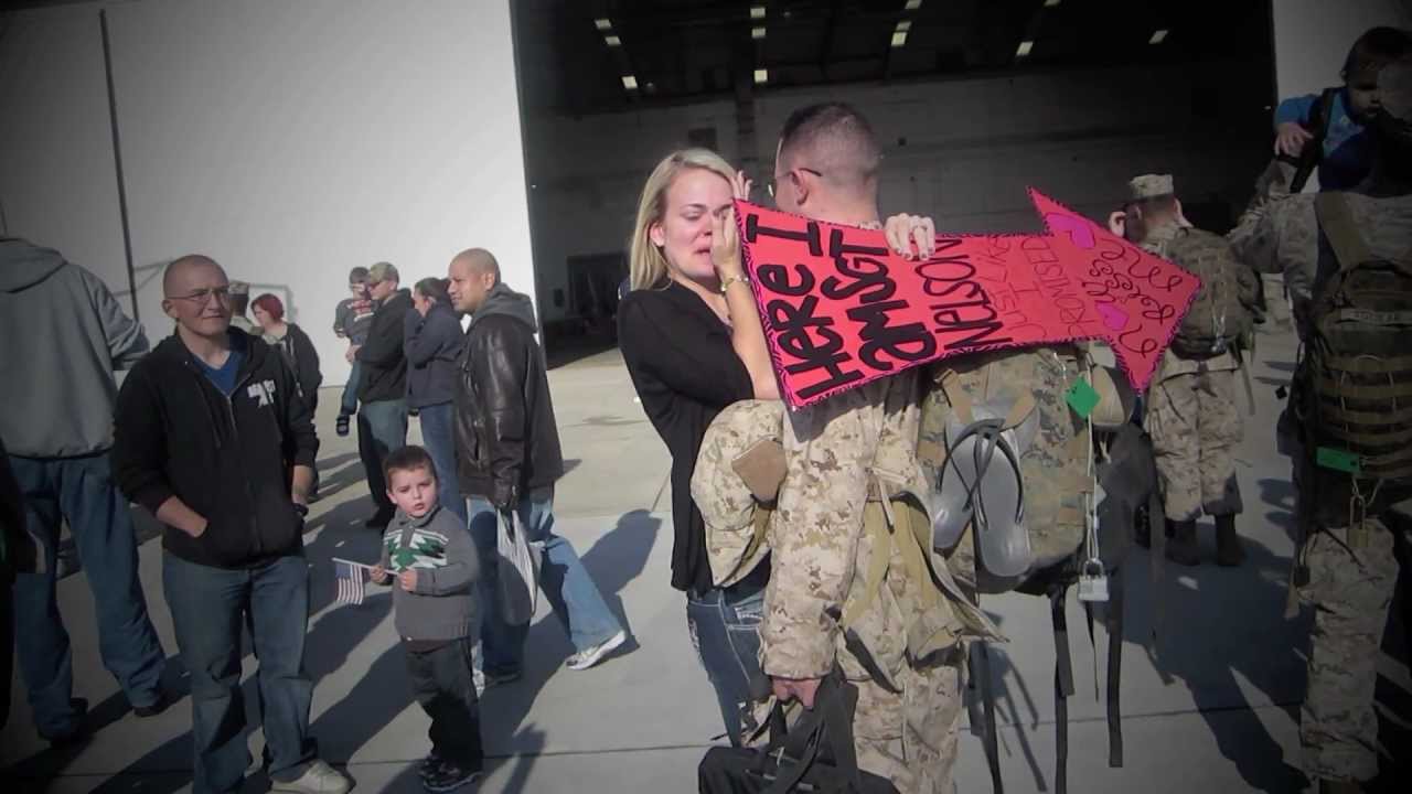 He's home! Military Homecoming!