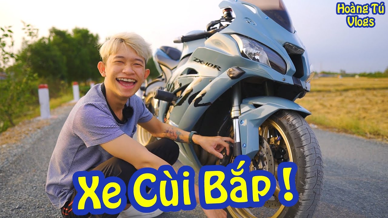 ZX10R Xanh Xi Măng Dui Dẻ Hỏng Quạo