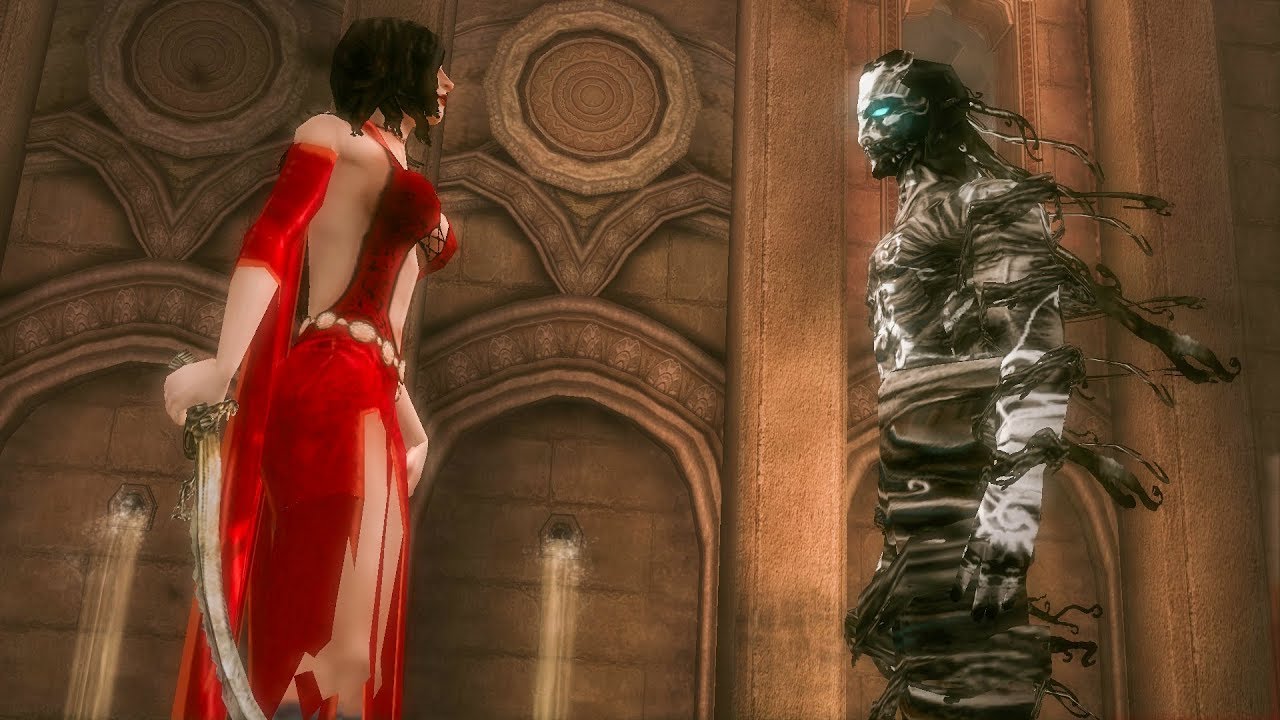 Побег и исчезновение Кайлины во время боя — Prince Of Persia: Warrior Within