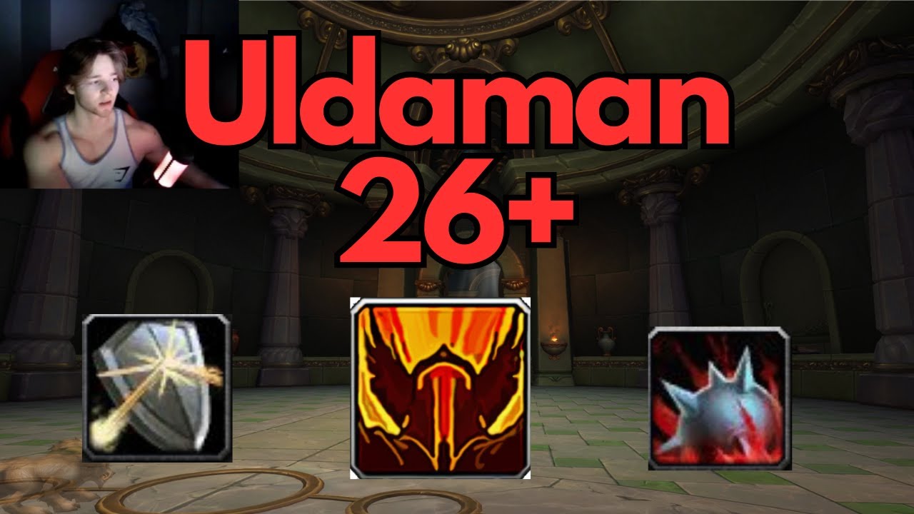 Uldaman 26+ Fury Warrior POV || Idk how we timed this, oh nvm mage+augmentation