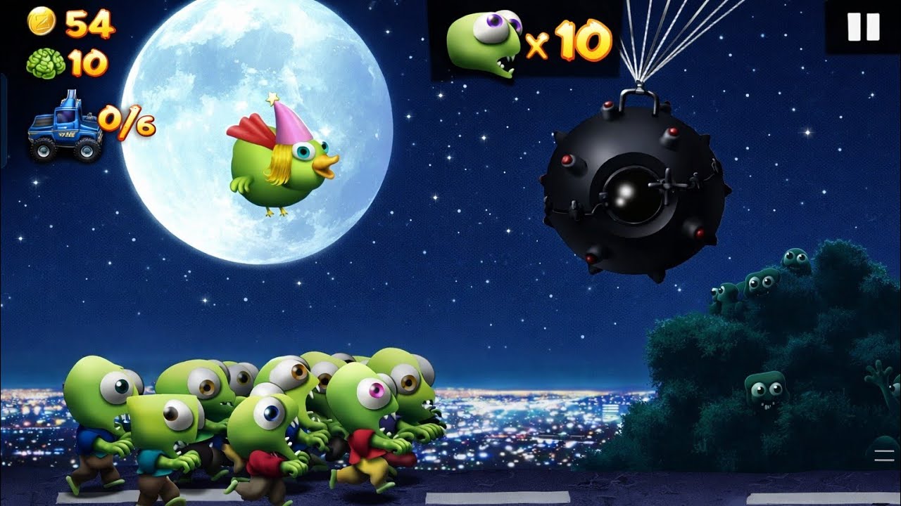 Zombie Tsunami -Daily Mission Slice 50 pieces of fruits ll #zombie #part1