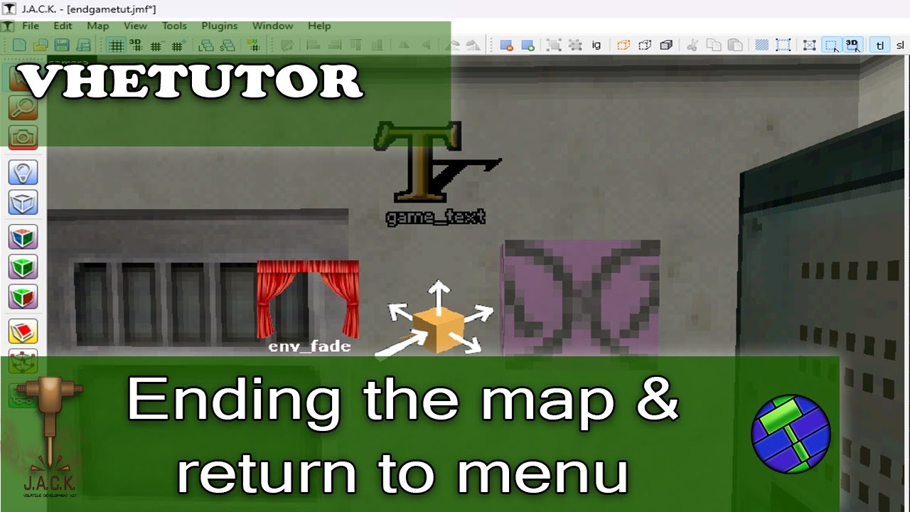 Ending the game to main menu - Half-Life Mapping Tutorial JACK