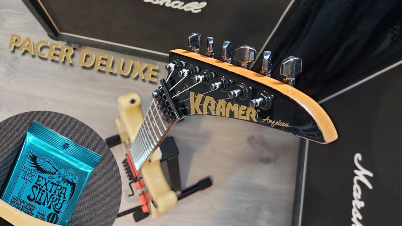 Kramer Pacer Deluxe 1987 - DiMarzio - 8-as húr - Bemutató (Review)