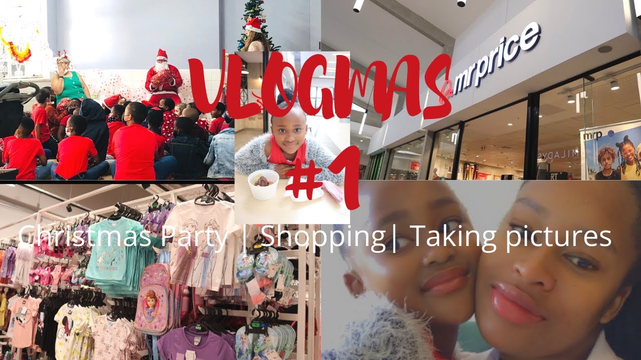VLOGMAS #1 |School Christmas party, shopping, spending time with my daughter| South African YouTuber