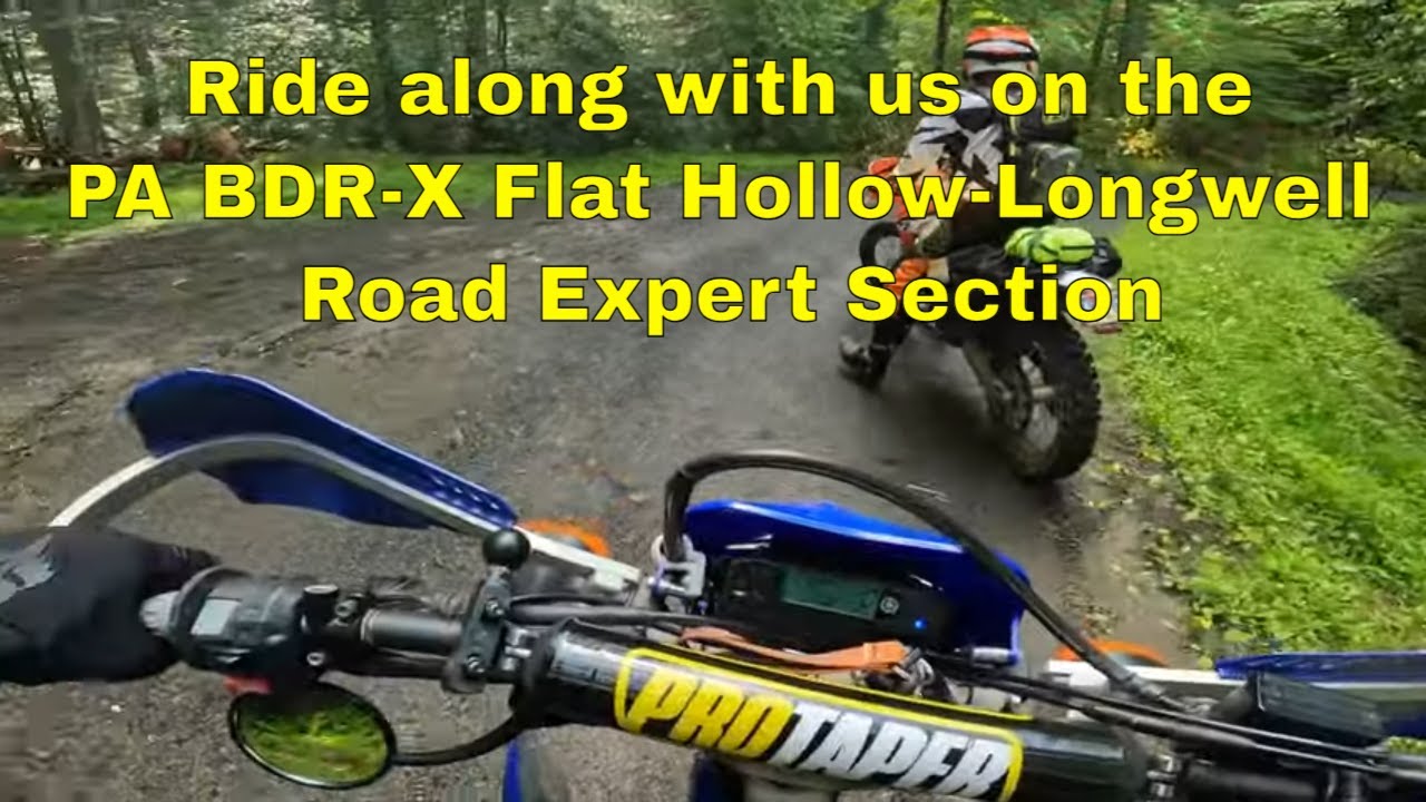 PA BDR-X Flat Hollow-Longwell Road Expert Section Spring 2025, WR250R Ride Along