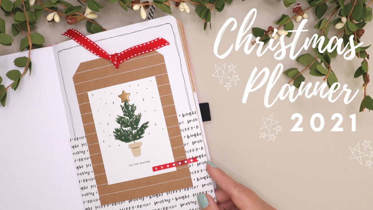 2021 Christmas Planner | Holiday Bullet Journal | Christmas Bullet Journal | Christmas Scrapbook