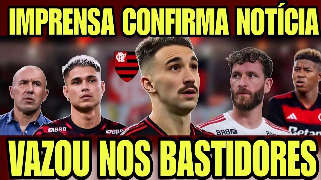 AGORA! BOMBA no FLAMENGO surpreende TORCIDA e internet pega FOGO 😱🔥!!!!