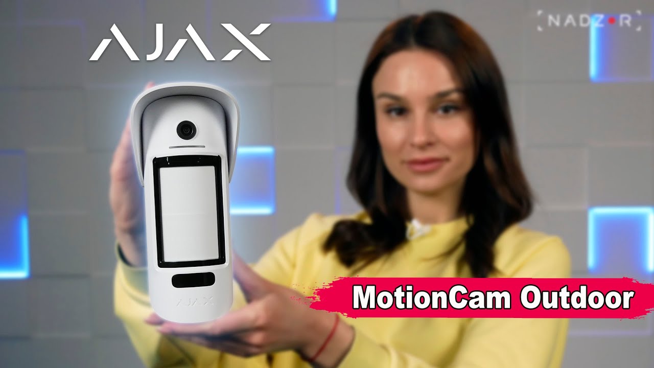 Ajax MotionCam Outdoor - Беспроводной уличный датчик движения c камерой