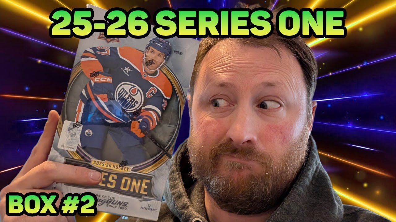 Роскошная коробка из 25-26 хоккейных карточек серии One от Upper Deck.