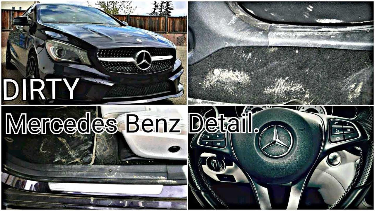Car Detailing Dirty Mercedes Benz CLA 250| Deep Interior Cleaning Fancy Car| ASMR Detailing Style.